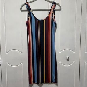 Full Circle Striped Tank Dress size Medium